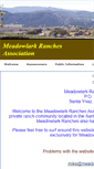 Mobile Screenshot of meadowlarkranches.org