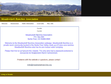 Tablet Screenshot of meadowlarkranches.org